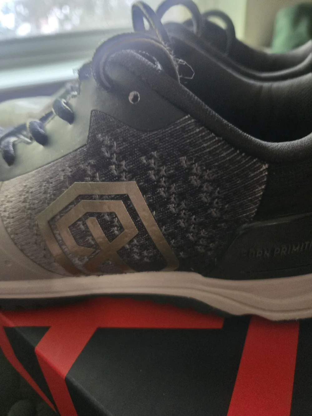 Born Primitive Women's Gray Athletic Training Shoes - Picture 3 of 5